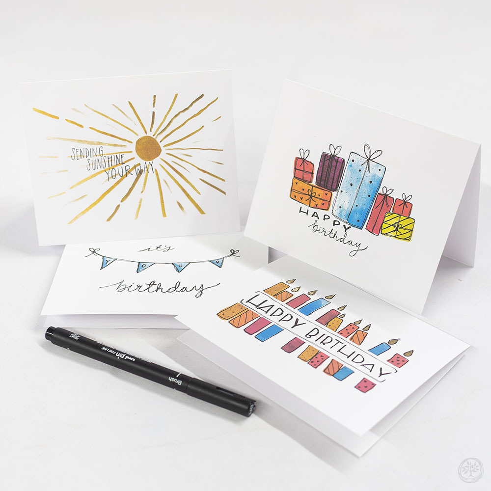 Birthday Candles Note Card Pack